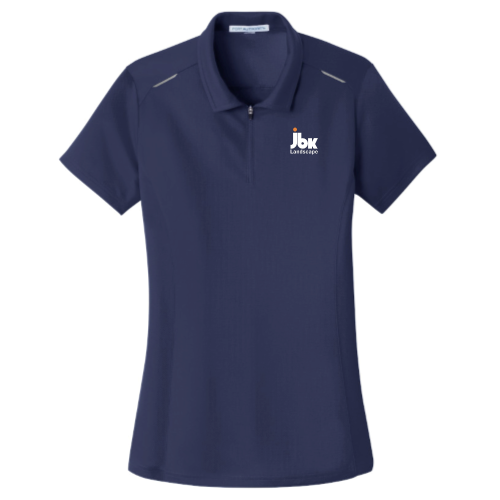 LandscapeUSA - Port Authority Ladies Pinpoint Mesh Zip Polo v2