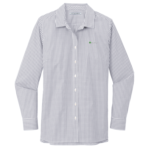 LandscapeUSA - Port Authority Ladies Broadcloth Gingham Easy Care Shirt v1