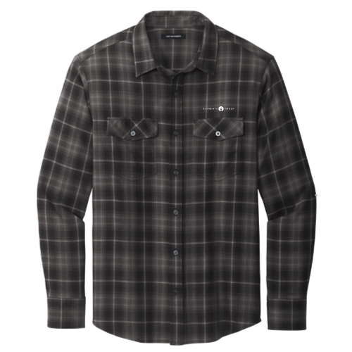 LandscapeUSA - Port Authority Long Sleeve Ombre Plaid Shirt v8