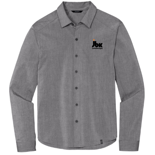 LandscapeUSA - OGIO Commuter Woven Shirt v2 - Gray / Blue