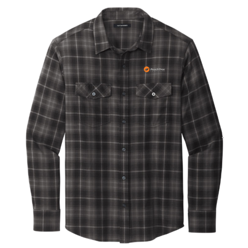 LandscapeUSA - Port Authority Long Sleeve Ombre Plaid Shirt v6