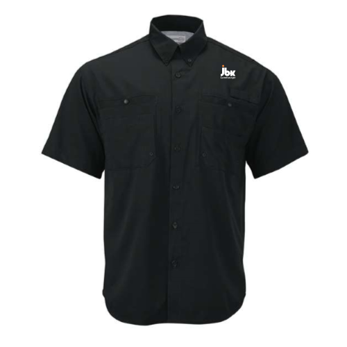 LandscapeUSA - Paragon - Hatteras Performance Short Sleeve Fishing Shirt v2 - Black / Navy