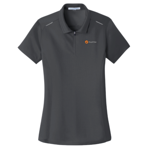 LandscapeUSA - Port Authority Ladies Pinpoint Mesh Zip Polo v6
