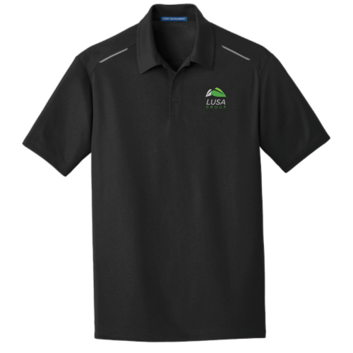 LandscapeUSA - Port Authority Pinpoint Mesh Polo v5