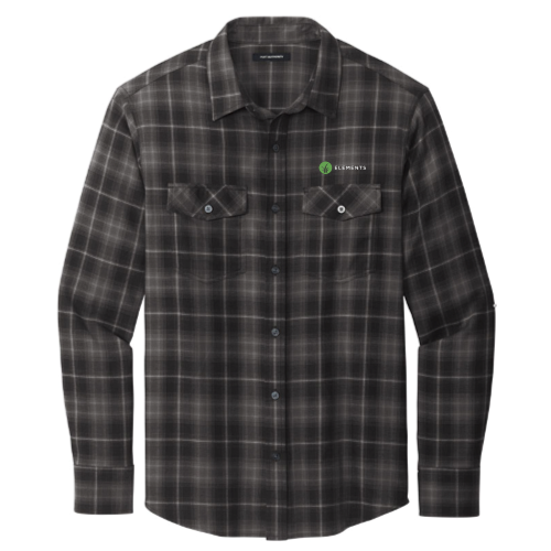 LandscapeUSA - Port Authority Long Sleeve Ombre Plaid Shirt v7