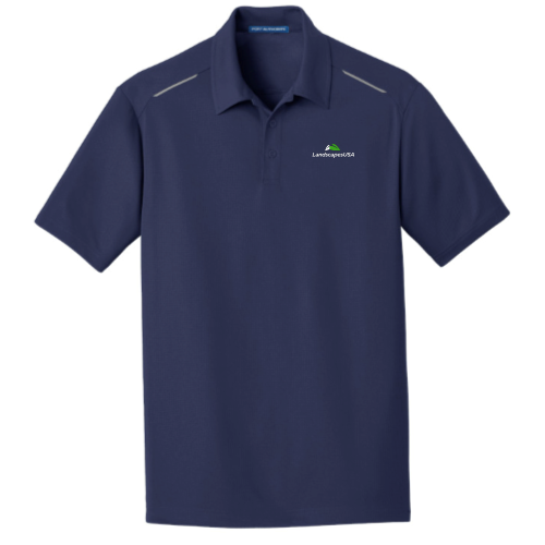 LandscapesUSA - Port Authority Pinpoint Mesh Polo v3