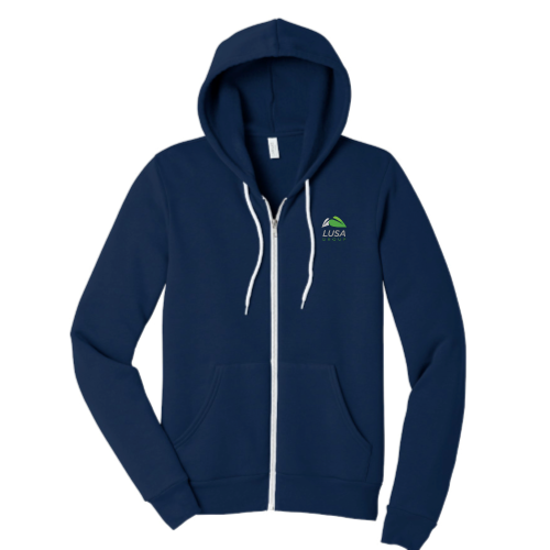 LandscapeUSA - Unisex Sponge Fleece Full-Zip Hooded Sweatshirt v5